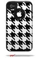 Houndstooth Black and White - Decal Style Vinyl Skin fits Otterbox Commuter iPhone4/4s Case (CASE SOLD SEPARATELY)