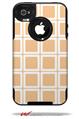 Squared Peach - Decal Style Vinyl Skin fits Otterbox Commuter iPhone4/4s Case (CASE SOLD SEPARATELY)