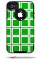 Squared Green - Decal Style Vinyl Skin fits Otterbox Commuter iPhone4/4s Case (CASE SOLD SEPARATELY)
