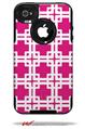 Boxed Fushia Hot Pink - Decal Style Vinyl Skin fits Otterbox Commuter iPhone4/4s Case (CASE SOLD SEPARATELY)
