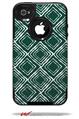 Wavey Hunter Green - Decal Style Vinyl Skin fits Otterbox Commuter iPhone4/4s Case (CASE SOLD SEPARATELY)
