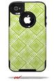 Wavey Sage Green - Decal Style Vinyl Skin fits Otterbox Commuter iPhone4/4s Case (CASE SOLD SEPARATELY)
