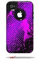 Halftone Splatter Hot Pink Purple - Decal Style Vinyl Skin fits Otterbox Commuter iPhone4/4s Case (CASE SOLD SEPARATELY)