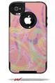Neon Swoosh on Pink - Decal Style Vinyl Skin fits Otterbox Commuter iPhone4/4s Case (CASE SOLD SEPARATELY)