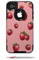Strawberries on Pink - Decal Style Vinyl Skin fits Otterbox Commuter iPhone4/4s Case (CASE SOLD SEPARATELY)