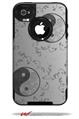 Feminine Yin Yang Gray - Decal Style Vinyl Skin fits Otterbox Commuter iPhone4/4s Case (CASE SOLD SEPARATELY)