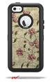 Flowers and Berries Pink - Decal Style Vinyl Skin fits Otterbox Defender iPhone 5C Case (CASE SOLD SEPARATELY)