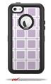 Squared Lavender - Decal Style Vinyl Skin fits Otterbox Defender iPhone 5C Case (CASE SOLD SEPARATELY)