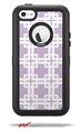 Boxed Lavender - Decal Style Vinyl Skin fits Otterbox Defender iPhone 5C Case (CASE SOLD SEPARATELY)