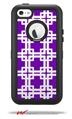 Boxed Purple - Decal Style Vinyl Skin fits Otterbox Defender iPhone 5C Case (CASE SOLD SEPARATELY)