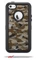 HEX Mesh Camo 01 Brown - Decal Style Vinyl Skin fits Otterbox Defender iPhone 5C Case (CASE SOLD SEPARATELY)