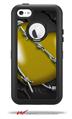 Barbwire Heart Yellow - Decal Style Vinyl Skin fits Otterbox Defender iPhone 5C Case (CASE SOLD SEPARATELY)