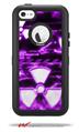 Radioactive Purple - Decal Style Vinyl Skin fits Otterbox Defender iPhone 5C Case (CASE SOLD SEPARATELY)