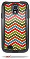 Zig Zag Colors 01 - Decal Style Vinyl Skin fits Otterbox Commuter Case for Samsung Galaxy S4 (CASE SOLD SEPARATELY)