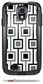Squares In Squares - Decal Style Vinyl Skin fits Otterbox Commuter Case for Samsung Galaxy S4 (CASE SOLD SEPARATELY)