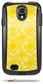 Wavey Yellow - Decal Style Vinyl Skin fits Otterbox Commuter Case for Samsung Galaxy S4 (CASE SOLD SEPARATELY)