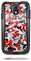 Sexy Girl Silhouette Camo Red - Decal Style Vinyl Skin fits Otterbox Commuter Case for Samsung Galaxy S4 (CASE SOLD SEPARATELY)