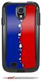 Ripped Colors Blue Red - Decal Style Vinyl Skin fits Otterbox Commuter Case for Samsung Galaxy S4 (CASE SOLD SEPARATELY)