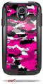 WraptorCamo Digital Camo Hot Pink - Decal Style Vinyl Skin fits Otterbox Commuter Case for Samsung Galaxy S4 (CASE SOLD SEPARATELY)