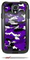 WraptorCamo Digital Camo Purple - Decal Style Vinyl Skin fits Otterbox Commuter Case for Samsung Galaxy S4 (CASE SOLD SEPARATELY)