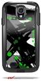 Abstract 02 Green - Decal Style Vinyl Skin fits Otterbox Commuter Case for Samsung Galaxy S4 (CASE SOLD SEPARATELY)