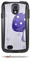 Mushrooms Purple - Decal Style Vinyl Skin fits Otterbox Commuter Case for Samsung Galaxy S4 (CASE SOLD SEPARATELY)