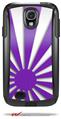 Rising Sun Japanese Flag Purple - Decal Style Vinyl Skin fits Otterbox Commuter Case for Samsung Galaxy S4 (CASE SOLD SEPARATELY)
