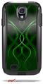 Abstract 01 Green - Decal Style Vinyl Skin fits Otterbox Commuter Case for Samsung Galaxy S4 (CASE SOLD SEPARATELY)