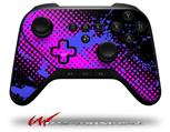 Halftone Splatter Blue Hot Pink - Decal Style Skin fits original Amazon Fire TV Gaming Controller (CONTROLLER NOT INCLUDED)