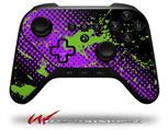 Halftone Splatter Green Purple - Decal Style Skin fits original Amazon Fire TV Gaming Controller (CONTROLLER NOT INCLUDED)