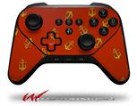 Anchors Away Red Dark - Decal Style Skin fits original Amazon Fire TV Gaming Controller (CONTROLLER NOT INCLUDED)