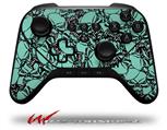 Scattered Skulls Seafoam Green - Decal Style Skin fits original Amazon Fire TV Gaming Controller (CONTROLLER NOT INCLUDED)