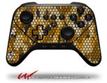 HEX Mesh Camo 01 Orange - Decal Style Skin fits original Amazon Fire TV Gaming Controller (CONTROLLER NOT INCLUDED)