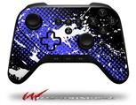 Halftone Splatter White Blue - Decal Style Skin fits original Amazon Fire TV Gaming Controller (CONTROLLER NOT INCLUDED)