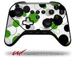 Lots of Dots Green on White - Decal Style Skin fits original Amazon Fire TV Gaming Controller (CONTROLLER NOT INCLUDED)