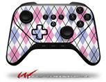 Argyle Pink and Blue - Decal Style Skin fits original Amazon Fire TV Gaming Controller (CONTROLLER NOT INCLUDED)