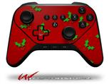 Christmas Holly Leaves on Red - Decal Style Skin fits original Amazon Fire TV Gaming Controller (CONTROLLER NOT INCLUDED)