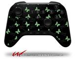 Pastel Butterflies Green on Black - Decal Style Skin fits original Amazon Fire TV Gaming Controller (CONTROLLER NOT INCLUDED)