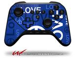 Love and Peace Blue - Decal Style Skin fits original Amazon Fire TV Gaming Controller (CONTROLLER NOT INCLUDED)