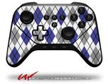 Argyle Blue and Gray - Decal Style Skin fits original Amazon Fire TV Gaming Controller (CONTROLLER NOT INCLUDED)
