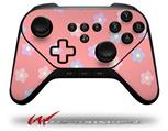 Pastel Flowers on Pink - Decal Style Skin fits original Amazon Fire TV Gaming Controller (CONTROLLER NOT INCLUDED)