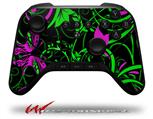 Twisted Garden Green and Hot Pink - Decal Style Skin fits original Amazon Fire TV Gaming Controller (CONTROLLER NOT INCLUDED)