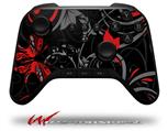 Twisted Garden Gray and Red - Decal Style Skin fits original Amazon Fire TV Gaming Controller (CONTROLLER NOT INCLUDED)