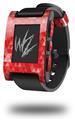 Triangle Mosaic Red - Decal Style Skin fits original Pebble Smart Watch (WATCH SOLD SEPARATELY)
