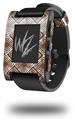 Wavey Chocolate Brown - Decal Style Skin fits original Pebble Smart Watch (WATCH SOLD SEPARATELY)