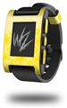 Wavey Yellow - Decal Style Skin fits original Pebble Smart Watch (WATCH SOLD SEPARATELY)