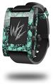 Scattered Skulls Seafoam Green - Decal Style Skin fits original Pebble Smart Watch (WATCH SOLD SEPARATELY)