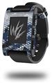 HEX Mesh Camo 01 Blue - Decal Style Skin fits original Pebble Smart Watch (WATCH SOLD SEPARATELY)