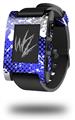 Halftone Splatter White Blue - Decal Style Skin fits original Pebble Smart Watch (WATCH SOLD SEPARATELY)