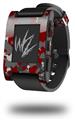 WraptorCamo Old School Camouflage Camo Red Dark - Decal Style Skin fits original Pebble Smart Watch (WATCH SOLD SEPARATELY)